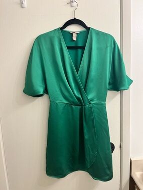 Emerald Green Mini Dress